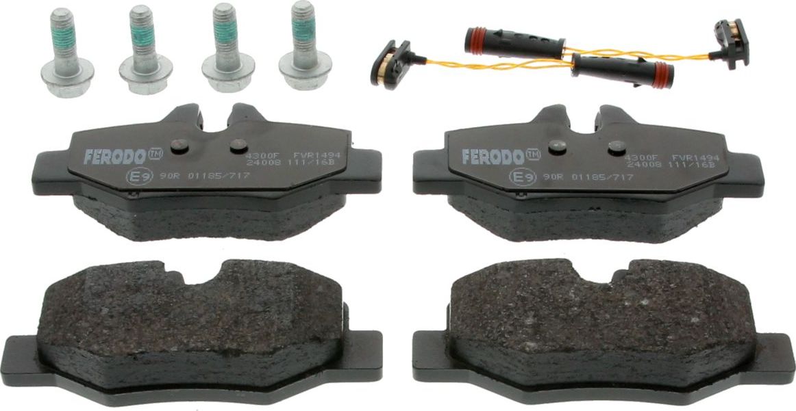 Тормозные колодки Ferodo Premier. Артикул FVR1494