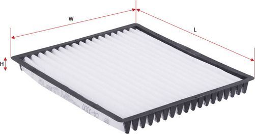 Салонный фильтр Sakura для Toyota Platz 1999-2005. Артикул CA-3300