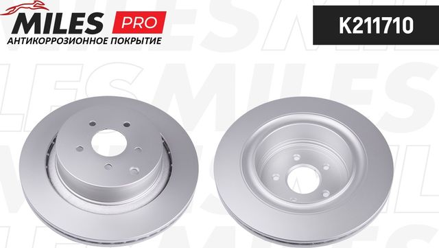 Тормозной диск Miles задний для Infiniti FX II (S51) 2008-2013. Артикул K211710