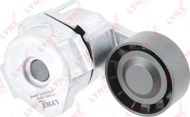 Натяжной ролик (натяжитель) приводного клинового зубчатого ремня LYNXauto. Артикул PT-3203