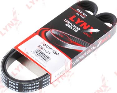 Приводной ремень поликлиновой LYNXauto. Артикул 6PK1033