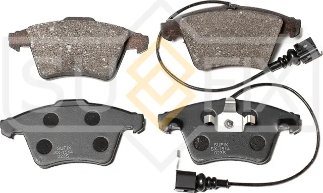 Колодки дисковые тормозные передние правые/левые VOLKSWAGEN TOUAREG (7LA, 7L6, 7 (Sufix). Артикул SX1514