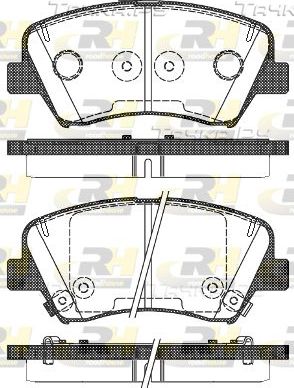 Тормозные колодки RoadHouse передние для Kia Ceed II 2012-2018. Артикул 21412.32