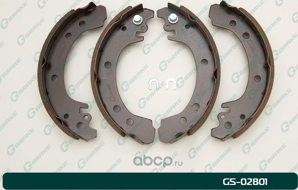 Колодки тормозные барабанные (G-Brake). Артикул GS02801