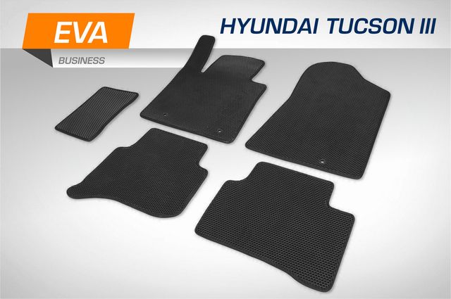 Коврики AutoFlex в салон автомобиля EVA (ЭВА, ЕВА) Business для Hyundai Tucson III поколение 2015-2021. Артикул 3230301