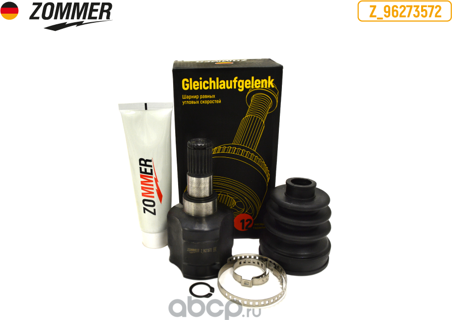 ШРУС ВНУТРЕННИЙ DAEWOO MATIZ, CHEVROLET SPARK (Z_96273572) ZOMMER. Артикул Z96273572