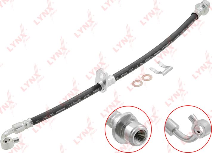 Тормозной шланг LYNXauto. Артикул BL-4098