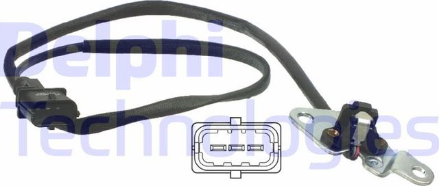 Датчик положения распредвала Delphi для Fiat Doblo I 2003-2015. Артикул SS11004