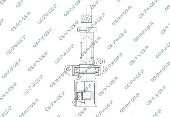 Шрус внутренний (граната) GSP передний правый для MINI Hatch III (F55/F56) 2013-2026. Артикул 603518