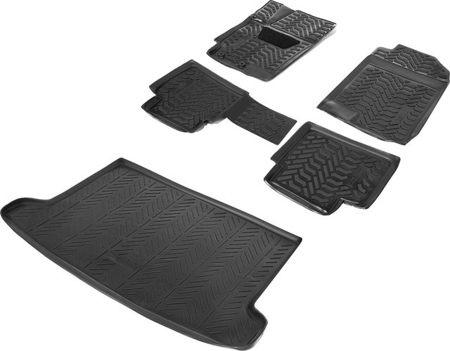 Коврики AutoFlex для салона и багажника Kia Rio X хетчбек 2020-2026. Артикул K9230105-1