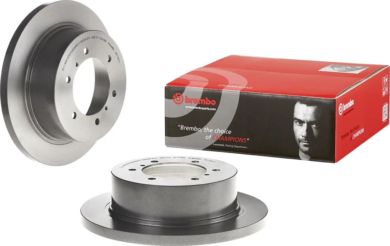 Тормозной диск Brembo PRIME LINE - UV Coated. Артикул 08.7106.11