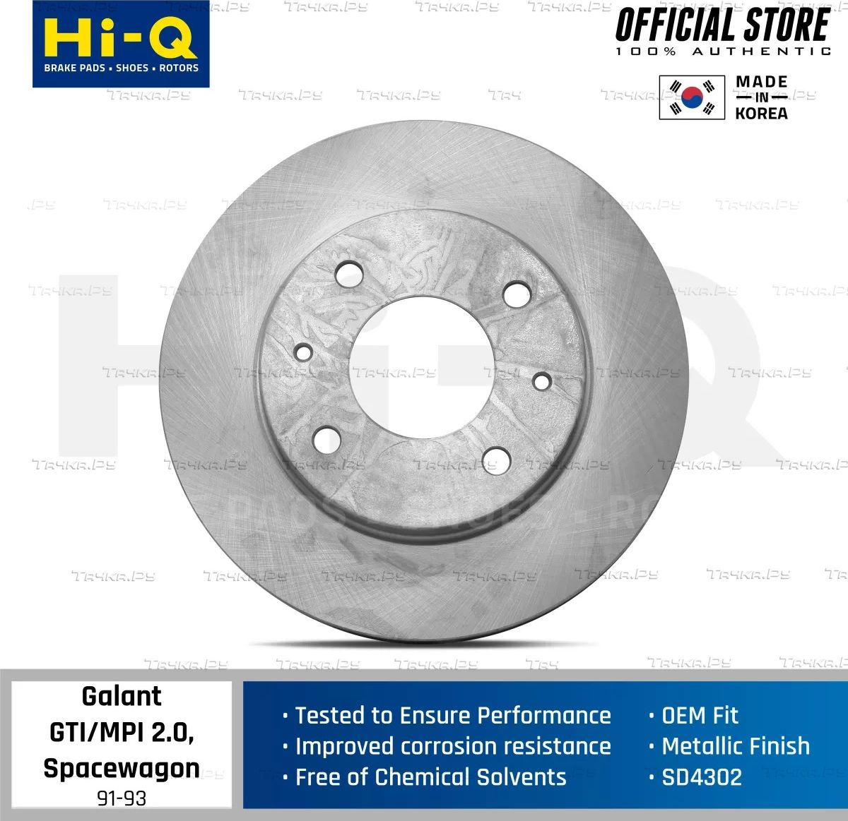 Тормозной диск Sangsin Hi-Q передний для Volvo S40 I 1995-2003. Артикул SD4302