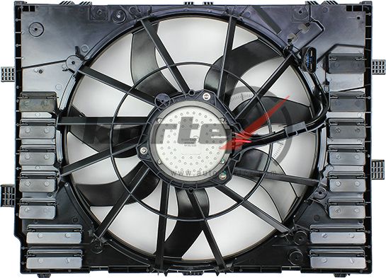 Вентилятор радиатора VW Touareg II 10- 600W (Kortex). Артикул KFD158