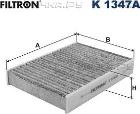 Салонный фильтр Filtron. Артикул K 1347A