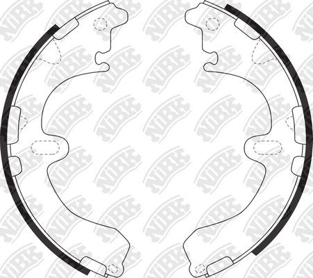Тормозные колодки NiBK. Артикул FN2311