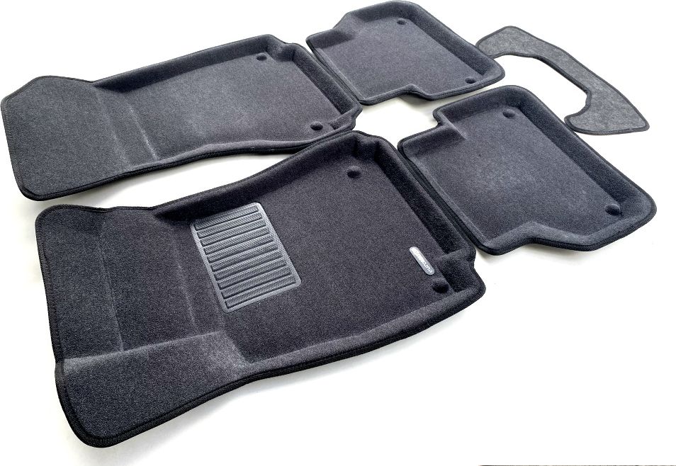 Коврики текстильные Euromat 3D Business для салона Audi A5 II Sportback 2016-2026 Темно-серые. Артикул EMC3D-001102G