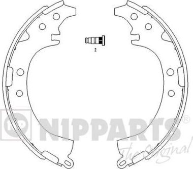 Тормозные колодки Nipparts. Артикул J3502050