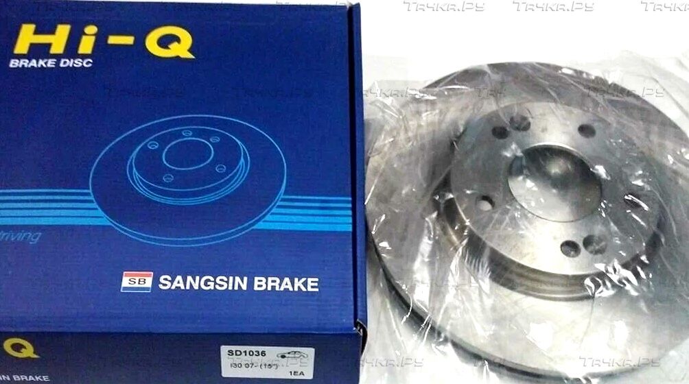 Тормозной диск Sangsin Hi-Q передний для Kia Soul II 2014-2019. Артикул SD1036