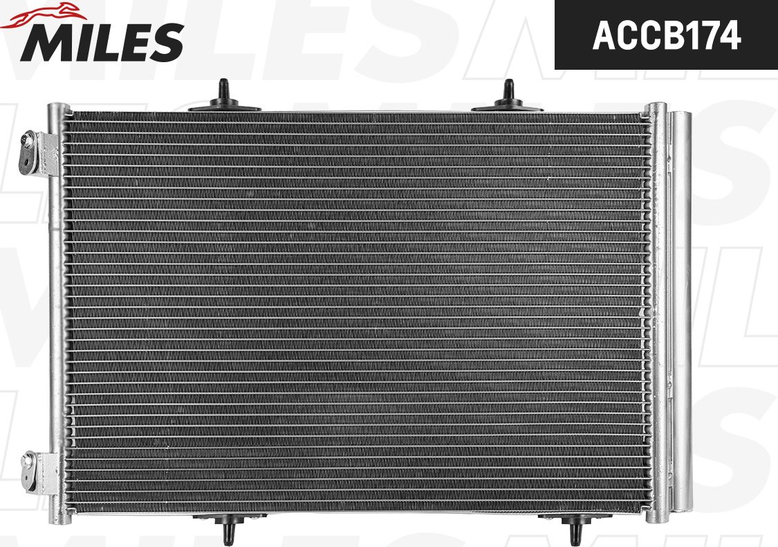 Радиатор кондиционера (конденсатор) Miles (алюминий). Артикул ACCB174