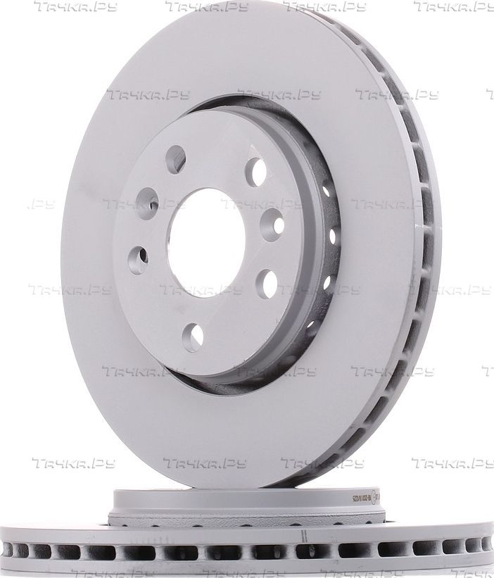 Тормозной диск ATE передний для Renault Kangoo II 2008-2026. Артикул 24.0124-0222.1