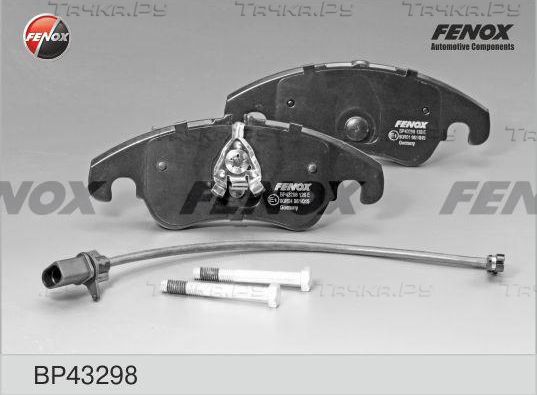 Тормозные колодки Fenox передние для Audi A6 IV (C7) 2010-2018. Артикул BP43298