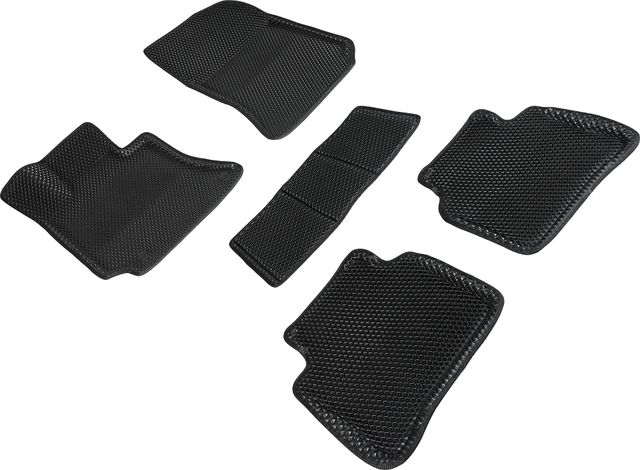 Коврики Seintex 3D EVA ромб для салона Mercedes-Benz E-Класс W212 2009-2012 ЧЕРНЫЕ. Артикул 95316