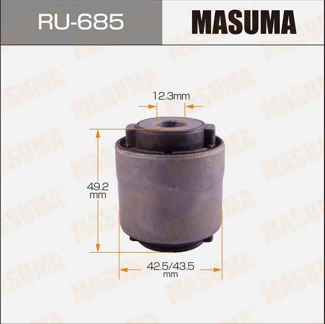 Сайлентблок заднего рычага подвески Masuma. Артикул RU-685