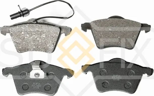 Колодки тормозные передние (Sufix). Артикул SX1600