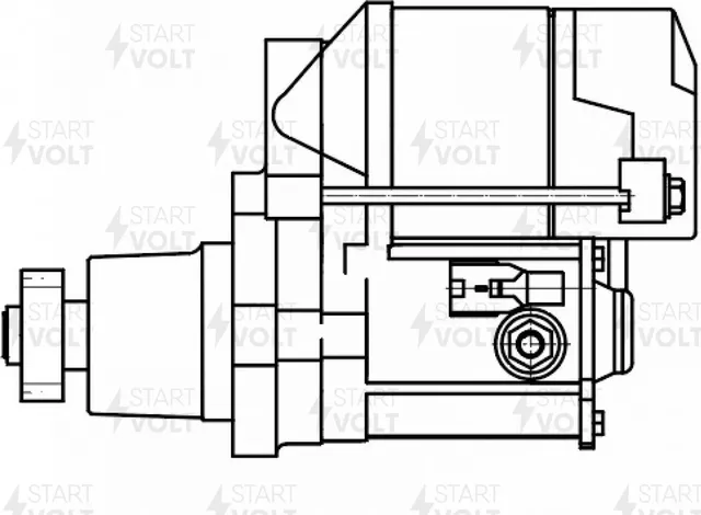 Стартер TOYOTA RAV 4 II 1.8 01-/ COROLLA 1.6 00-02/ COROLLA 1.8 05- 1.4кВт. (Startvolt). Артикул LSt 1957