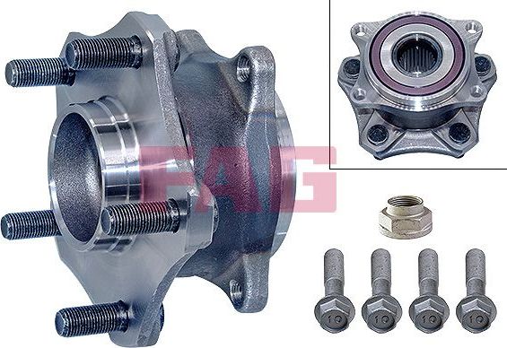 Ступица колеса с интегрированным подшипником Fag. Артикул 713 6236 20