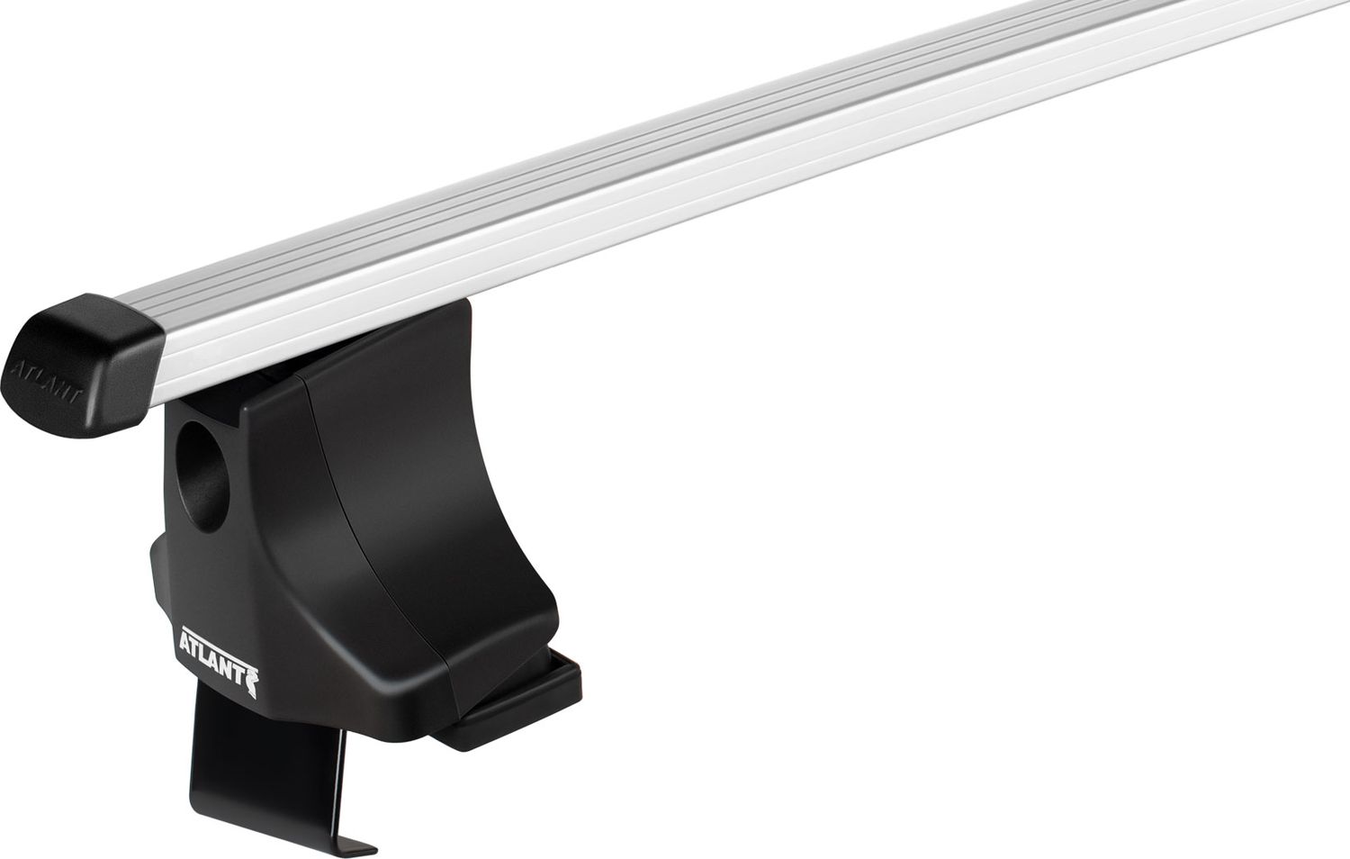 Багажник на крышу в сборе Атлант креп. за дверные проемы для Nissan Qashqai I 2007-2013 (Прямоугольные дуги). Артикул 8445