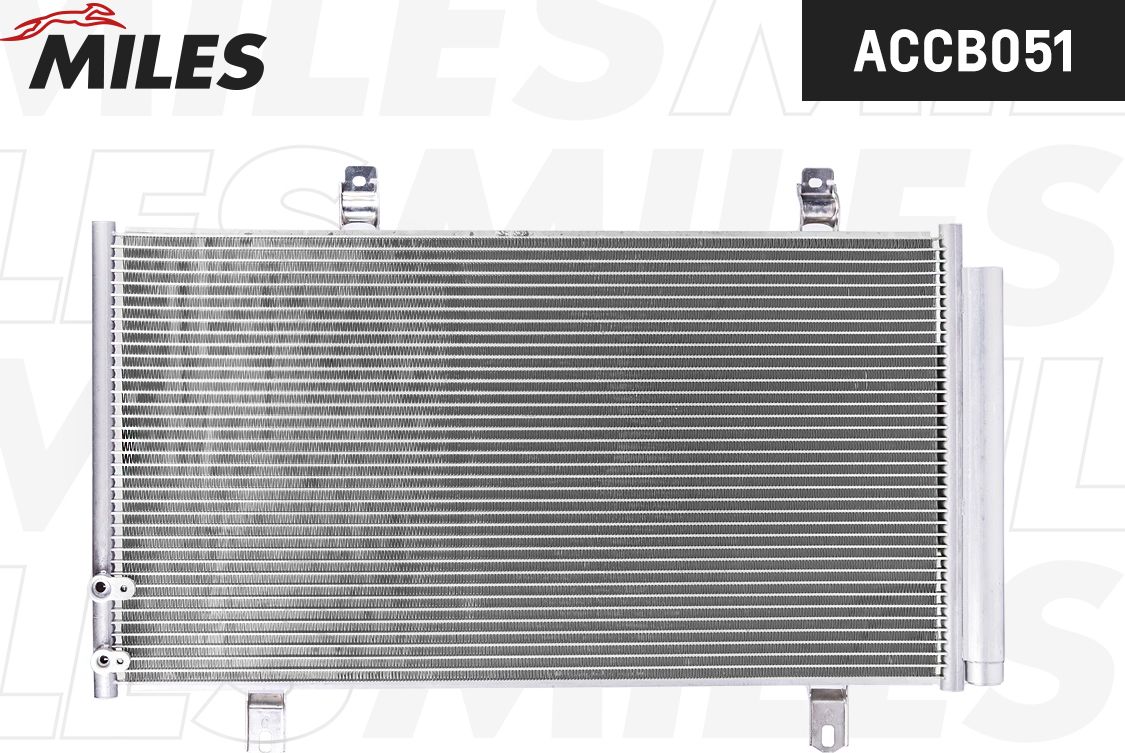 Радиатор кондиционера (конденсатор) Miles (алюминий). Артикул ACCB051