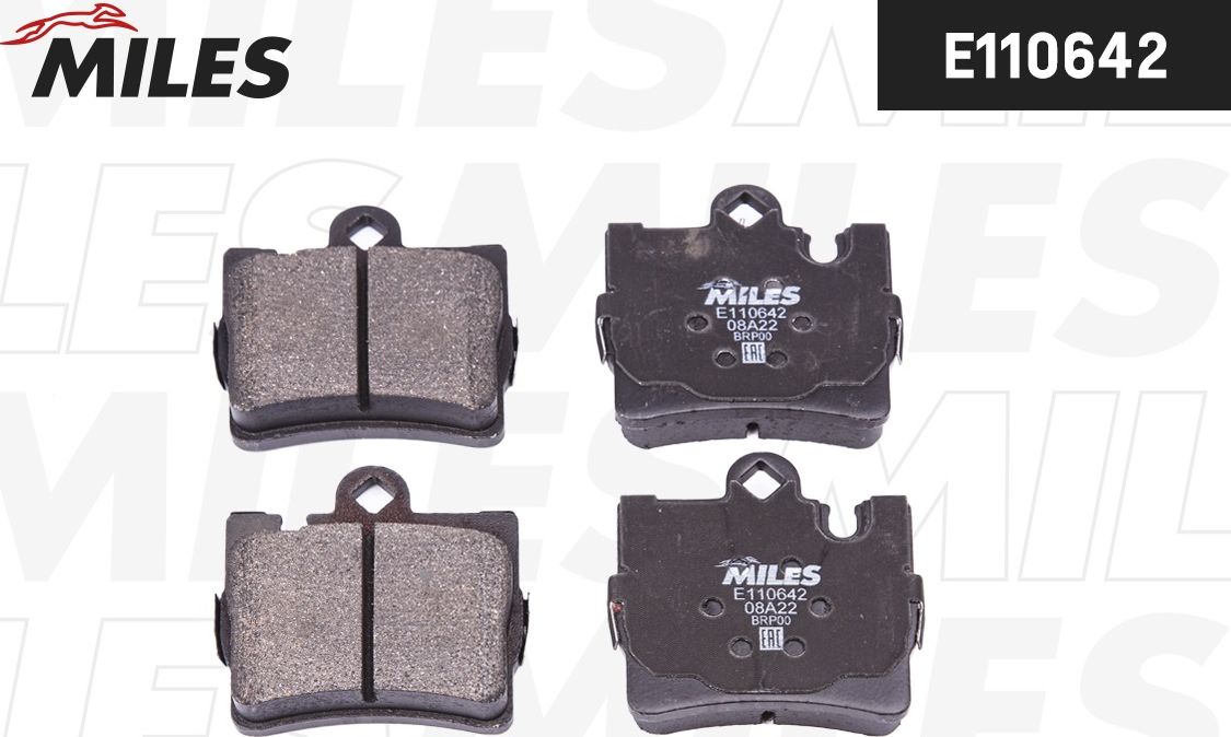 Тормозные колодки Miles (Semi-Metallic). Артикул E110642