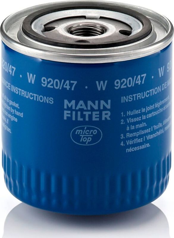 Масляный фильтр Mann-Filter для Jeep CJ 1987-1987. Артикул W 920/47