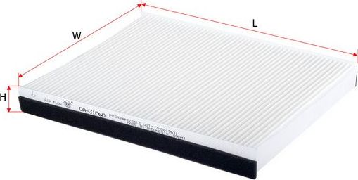 Салонный фильтр Sakura. Артикул CA-31060