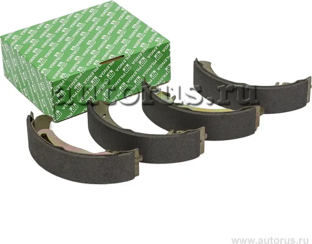 PILENGA Колодки тормозные барабанные со скобами ручника  LADA ВАЗ 2108-2112. Артикул bs-p1002l