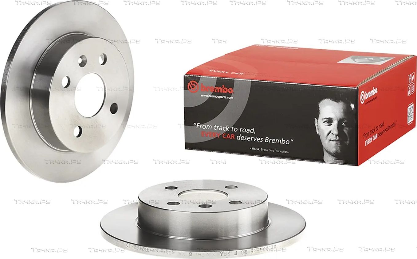 Тормозной диск Brembo PRIME LINE задний для Opel Meriva A 2003-2010. Артикул 08.7626.10
