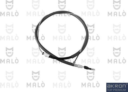 Трос ручника (тросик ручного тормоза) Malò задний правый/левый для Citroen C3 I 2002-2010. Артикул 26347