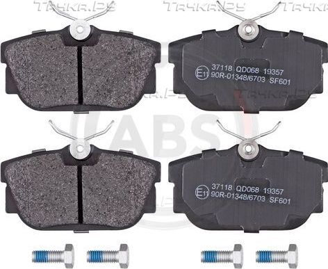 Тормозные колодки ABS задние для SEAT Alhambra I 1996-2010. Артикул 37118