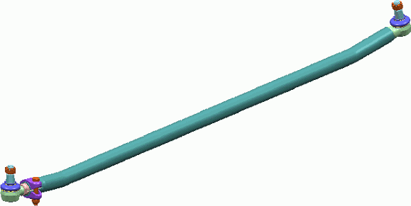 Рулевая тяга поперечная Lemforder. Артикул 37247 01