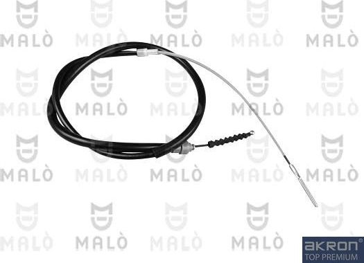 Трос ручника (тросик ручного тормоза) Malò задний правый/левый для Volkswagen Vento 1991-1998. Артикул 22866