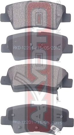 Тормозные колодки Akyoto Packing AKYOTO. Артикул AKD-12201