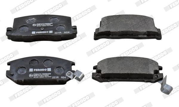 Тормозные колодки Ferodo Premier Eco Friction задние для Toyota MR2 II (W20) 1989-2000. Артикул FDB470
