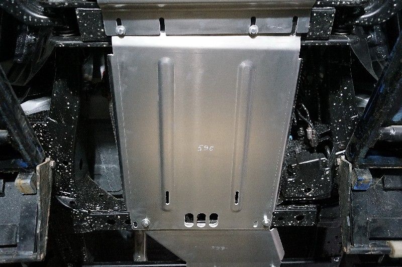 Защита алюминиевая ТСС (4 мм) для КПП Great Wall Poer Kingkong 2023-2026. Артикул ZKTCC00596