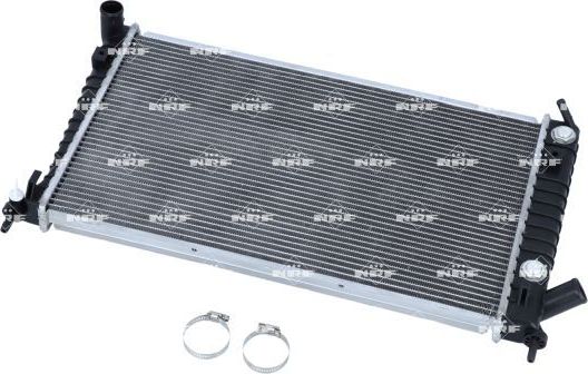 Радиатор охлаждения двигателя NRF (алюминий) для Saab 9-5 I 1997-2009. Артикул 53804