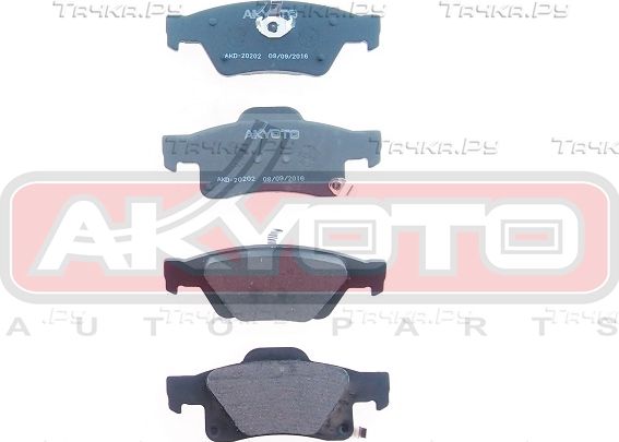 Тормозные колодки Akyoto Packing AKYOTO. Артикул AKD-20202