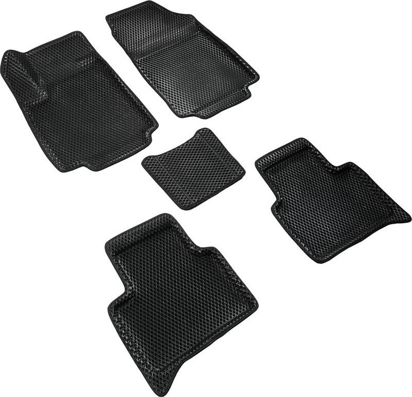 Коврики Seintex 3D EVA ромб для салона Haval H3 2024-2026 ЧЕРНЫЕ. Артикул 317230