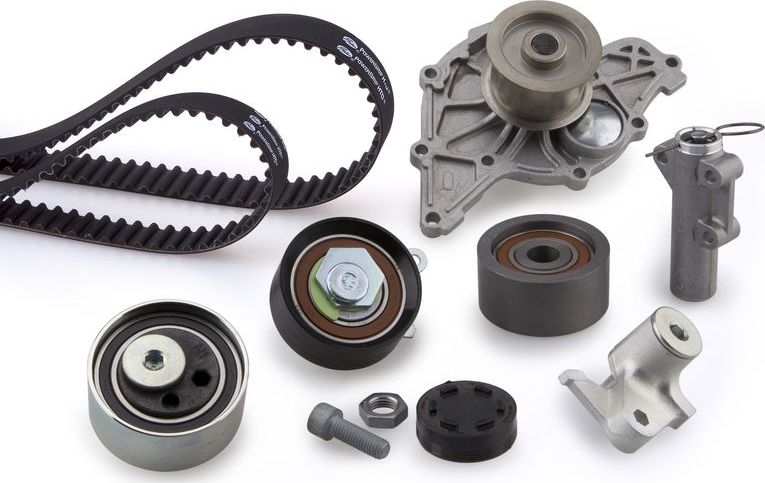 Помпа (водяной насос) с комплектом ремня ГРМ Gates PowerGrip®. Артикул KP25557XS-1