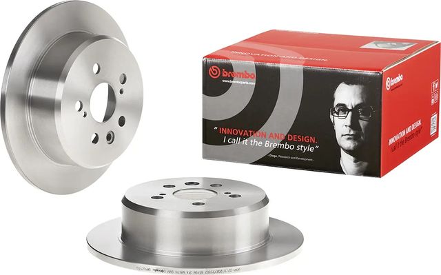 Тормозной диск Brembo задний для Lexus ES I 1989-1991. Артикул 08.5625.10