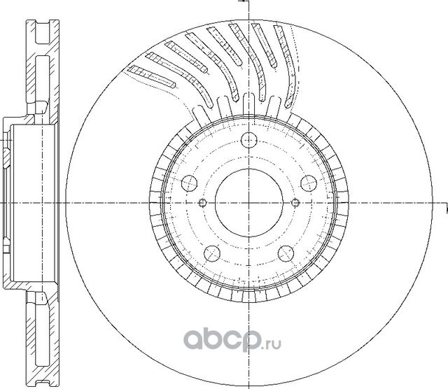 Диск тормозной (G-Brake). Артикул GR20382